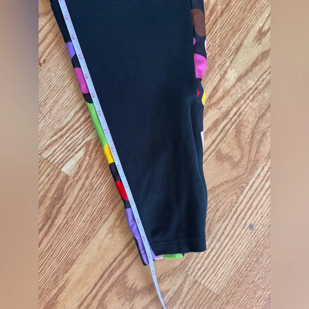 Adidas x Rich Mnisi Track Pants Black Multicolor Rainbow Camo Panels Men Size M